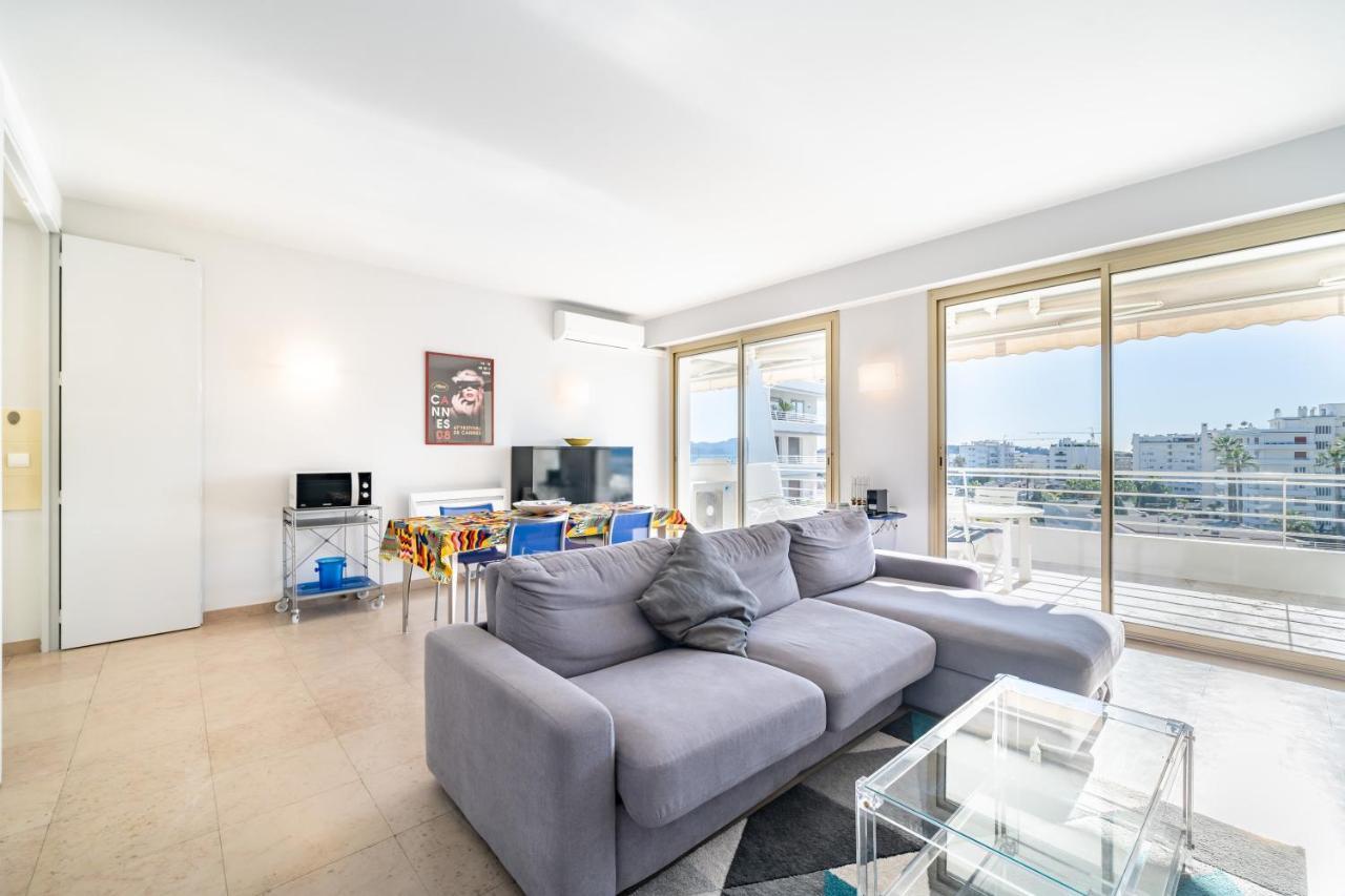 Palm Beach- Free Wifi- Parking- Sea View Cannes Eksteriør billede